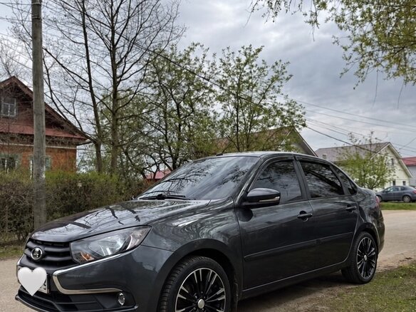 2020 Lada (ВАЗ) Granta I Рестайлинг, серый, 700000 рублей - вид 3
