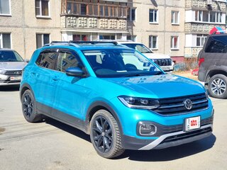 2019 Volkswagen T-Cross I, синий, 1490000 рублей, вид 3