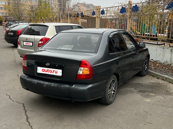 2008 Hyundai Accent ТагАЗ II, серый, 320000 рублей - вид 2