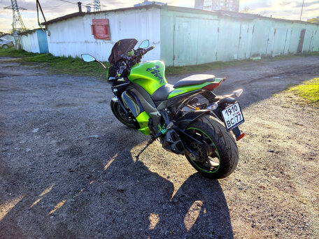 2013 Kawasaki Z 1000SX, зелёный, 790000 рублей, вид 2