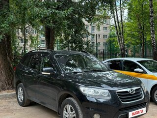 2012 Hyundai Santa Fe II Рестайлинг, чёрный, 1050000 рублей, вид 4