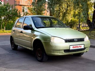 2007 Lada (ВАЗ) Kalina I, зелёный, 160000 рублей, вид 2