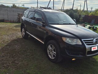 2008 Volkswagen Touareg I Рестайлинг, чёрный, 1259999 рублей, вид 4