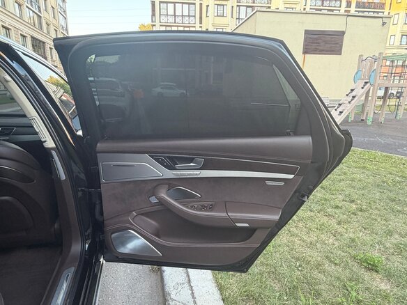 2014 Audi A8 Long III (D4) Рестайлинг, чёрный - вид 15