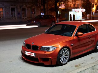 2012 BMW 1M I (E82), оранжевый, 15000000 рублей, вид 2