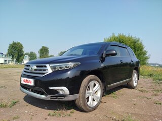 2013 Toyota Highlander II (XU40) Рестайлинг, чёрный, 1534300 рублей, вид 3