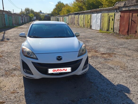 2010 Mazda 3 II (BL), белый, 600000 рублей