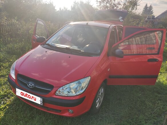 2008 Hyundai Getz I Рестайлинг, красный, 775000 рублей - вид 8
