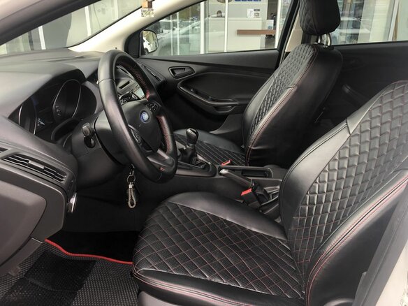 2015 Ford Focus III Рестайлинг, белый, 890000 рублей - вид 8