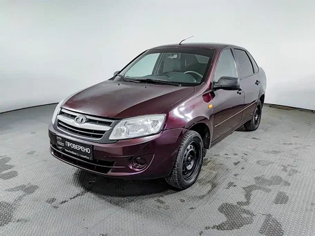 2013 Lada (ВАЗ) Granta I, красный, 220000 рублей, вид 1