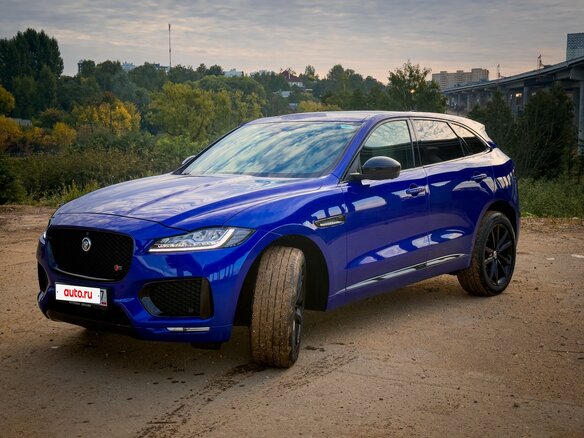 2016 Jaguar F-Pace S I, синий, 2980000 рублей - вид 1