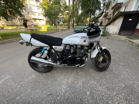 1996 Yamaha XJR400, белый, 330000 рублей, вид 2