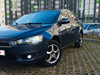 2007 Mitsubishi Lancer X, синий, 445000 рублей, вид 4