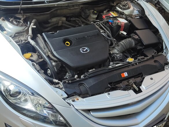 2012 Mazda 6 II (GH) Рестайлинг, серый, 870000 рублей - вид 2