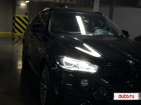 2016 BMW X6 40d II (F16), чёрный, 3700000 рублей - вид 10