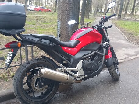 2012 Honda NC 750S, красный, 464000 рублей, вид 2