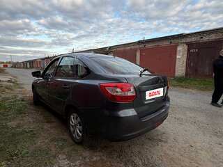 2016 Lada (ВАЗ) Granta I, серебристый, 490000 рублей, вид 4