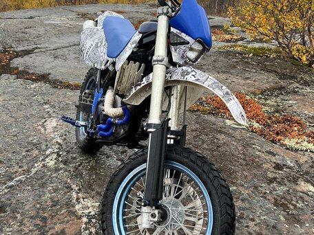 2002 Kawasaki D-tracker 250, белый, 220000 рублей, вид 2