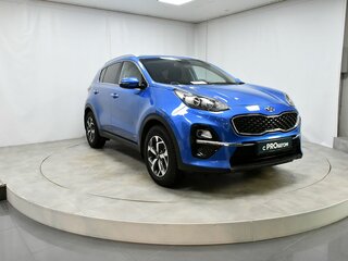 2018 Kia Sportage IV Рестайлинг, синий, 1980000 рублей, вид 3