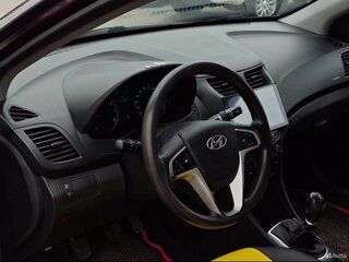 2012 Hyundai Solaris I, фиолетовый, 649000 рублей, вид 4