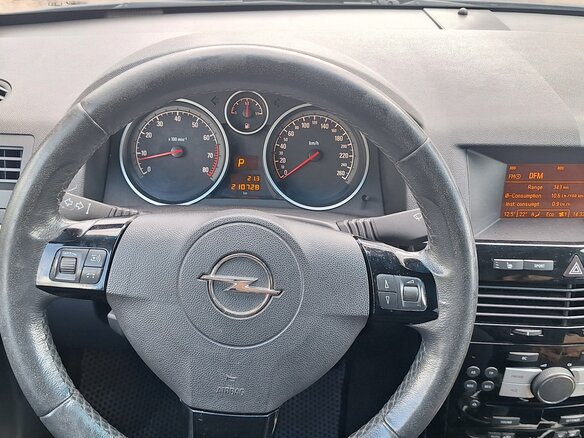 2008 Opel Astra H Рестайлинг, синий, 440000 рублей - вид 9