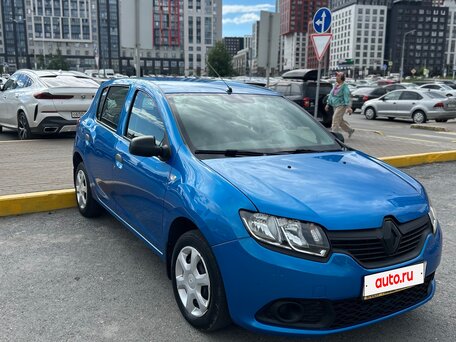 2015 Renault Sandero II, синий, 569000 рублей, вид 5
