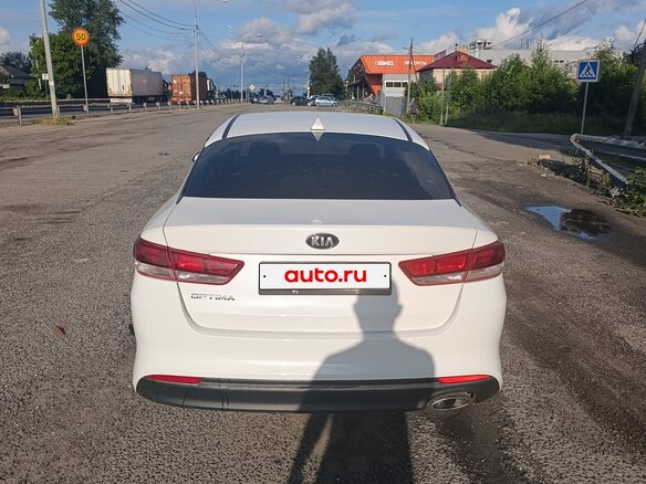 2017 Kia Optima IV, белый, 1450000 рублей - вид 6