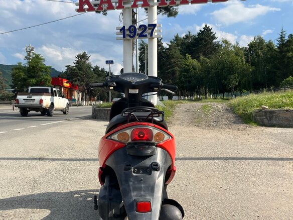 2006 Honda Dio, красный, 65000 рублей - вид 5