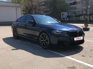 2021 BMW 5 серии 530d xDrive VII (G30/G31/G38) Рестайлинг, синий, 5300000 рублей, вид 3