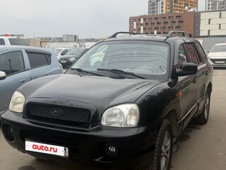 2004 Hyundai Santa Fe I, чёрный, 490000 рублей, вид 1