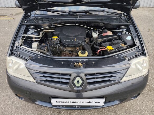 2008 Renault Logan I, серый, 320000 рублей - вид 12