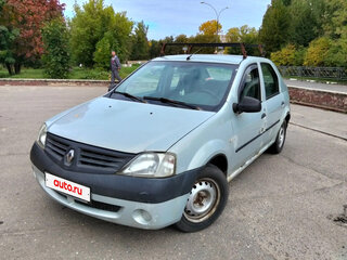 2006 Renault Logan I, серебристый, 299000 рублей, вид 1