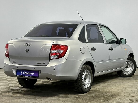 2014 Lada (ВАЗ) Granta I, серебристый, 525000 рублей - вид 6