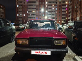 2002 Lada (ВАЗ) 2107, пурпурный, 110000 рублей, вид 1