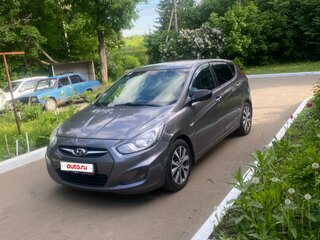 2012 Hyundai Solaris I, чёрный, 510000 рублей, вид 1