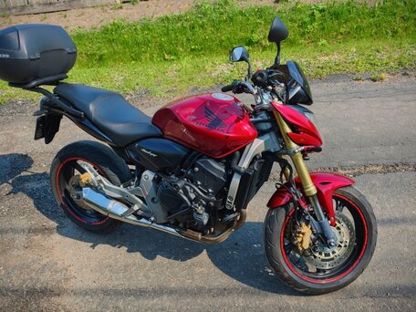2007 Honda CB 600F Hornet, красный, 420000 рублей, вид 2