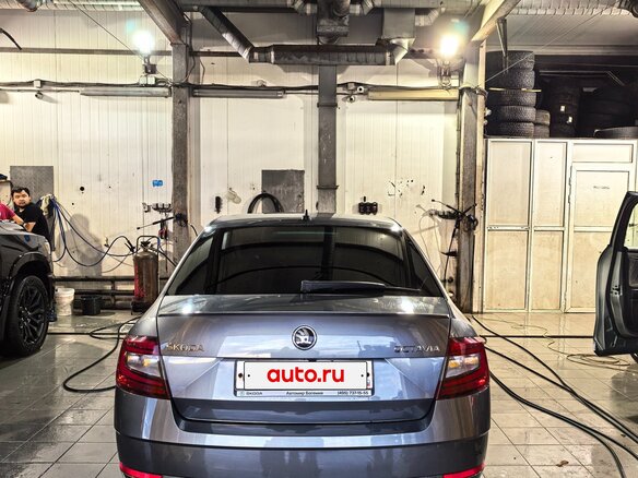 2019 Skoda Octavia III (A7) Рестайлинг, серый - вид 12