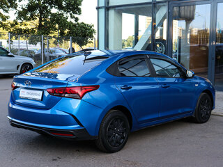 2020 Hyundai Solaris II Рестайлинг, синий, 1180000 рублей, вид 4