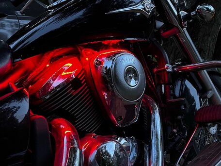 2007 Kawasaki VN900 Vulcan, чёрный, 650000 рублей, вид 3