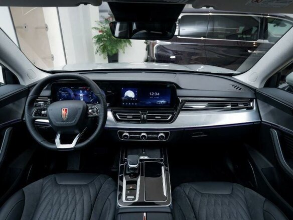 2024 Hongqi HS5 I Рестайлинг, чёрный - вид 11