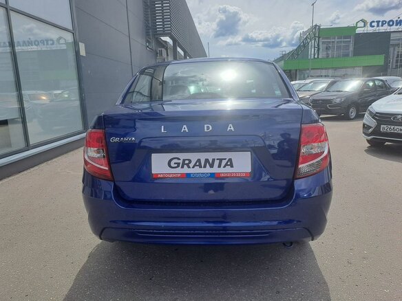 2026 Lada (ВАЗ) Granta I Рестайлинг, синий, 891900 рублей - вид 4