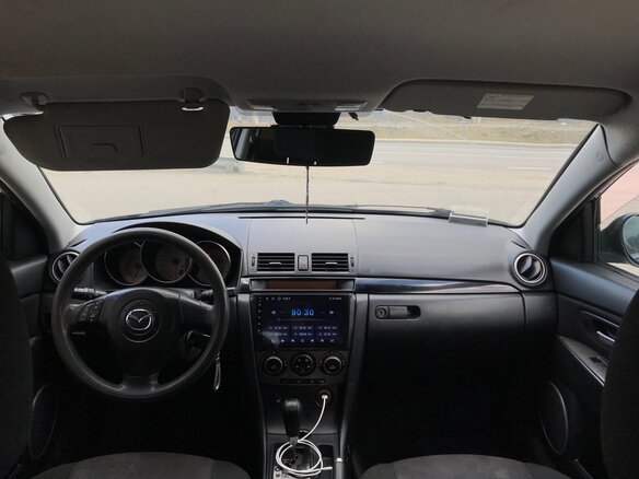 2006 Mazda 3 I (BK) Рестайлинг, чёрный, 430000 рублей - вид 4