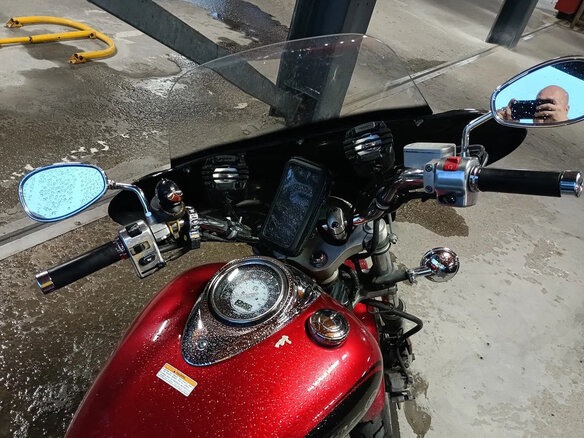 2009 Yamaha XVS1100, пурпурный, 500000 рублей - вид 5