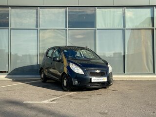 2012 Chevrolet Spark III, чёрный, 499000 рублей, вид 2