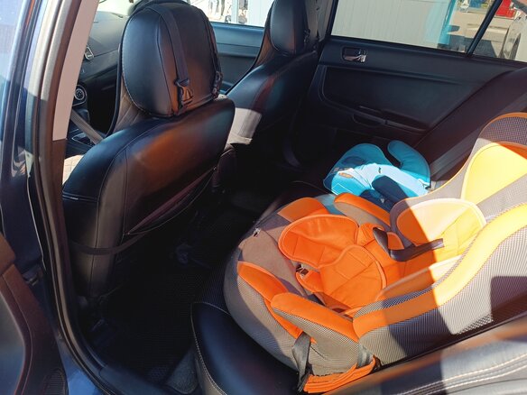 2007 Mitsubishi Lancer X, синий, 750000 рублей - вид 8