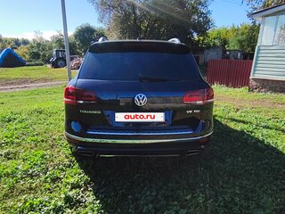 2016 Volkswagen Touareg II Рестайлинг, синий, 3050000 рублей, вид 3