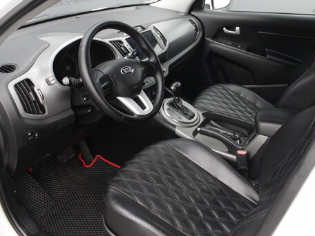 2015 Kia Sportage III Рестайлинг, белый, 1430000 рублей, вид 5