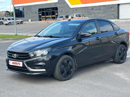 2017 Lada (ВАЗ) Vesta I, чёрный, 850000 рублей, вид 2