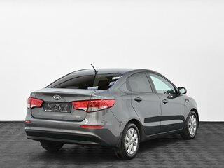 2016 Kia Rio III Рестайлинг, серый, 865000 рублей, вид 4