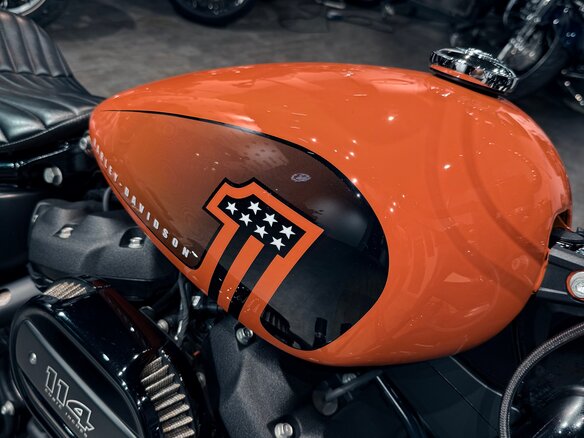 2021 Harley-Davidson Street Bob, оранжевый, 1699000 рублей - вид 19